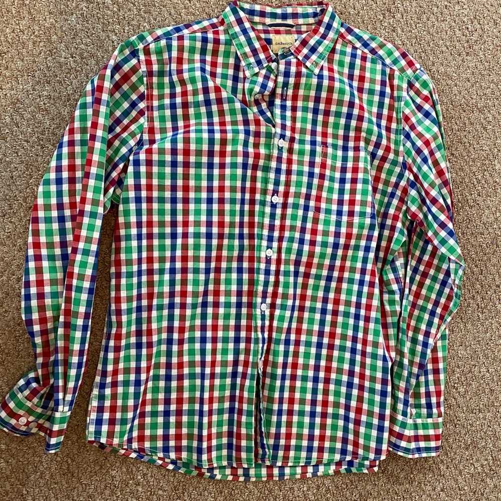 3/$40 GH Bass casual button down